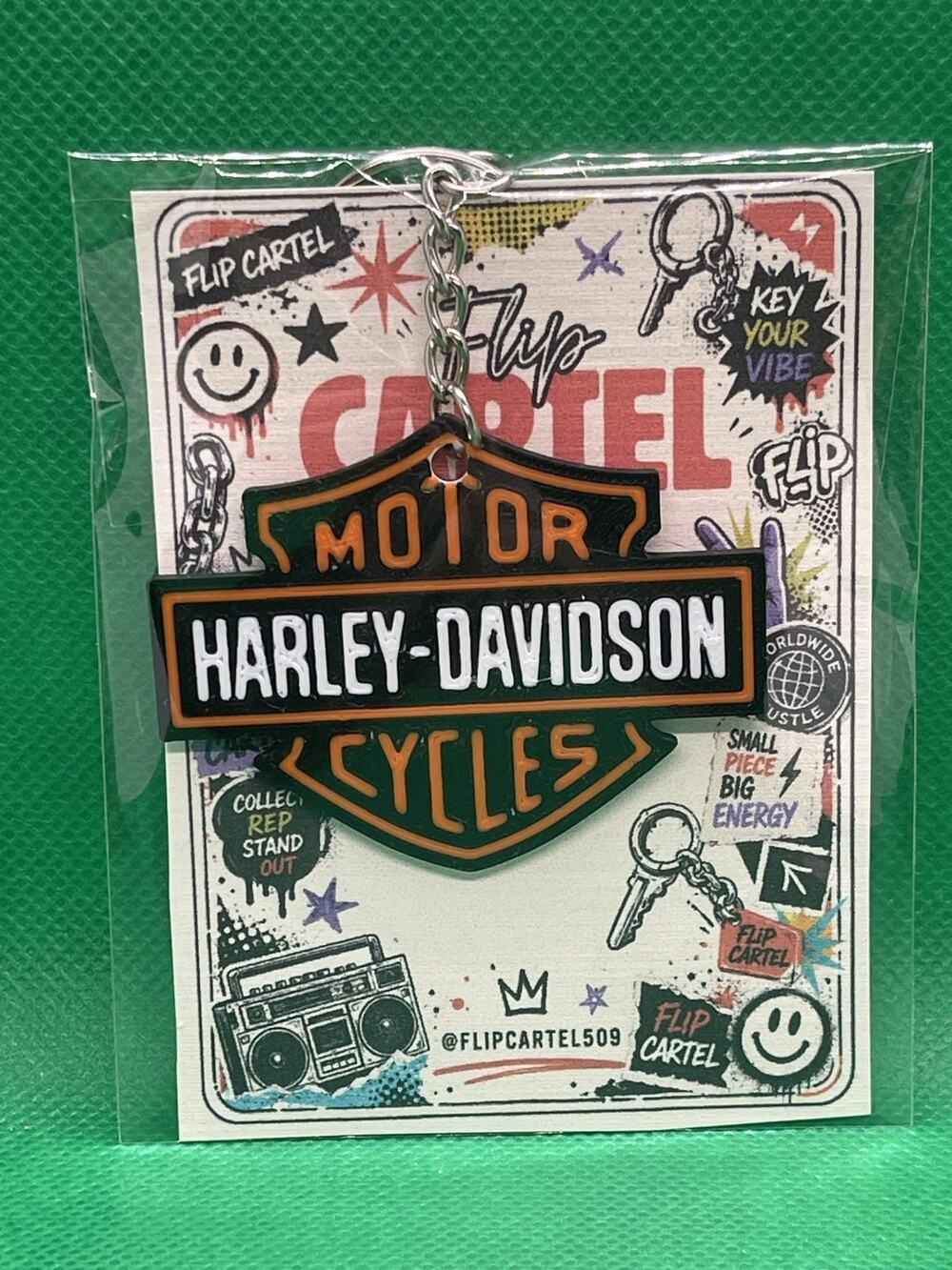 Harley Davidson Bar and Shield Key Chain